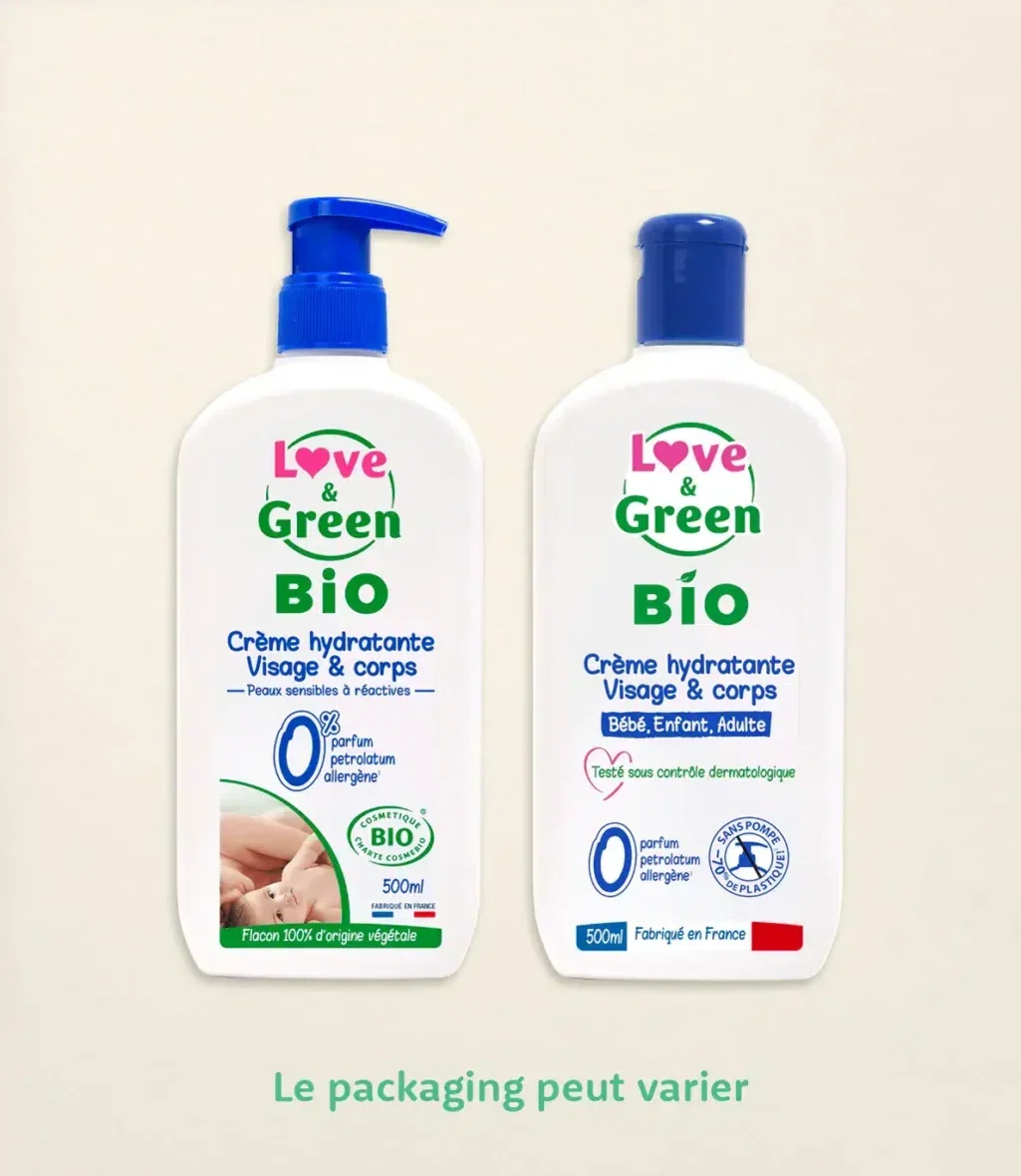 bebemaman Love and Green Crème Hydratante Visage et Corps Bio