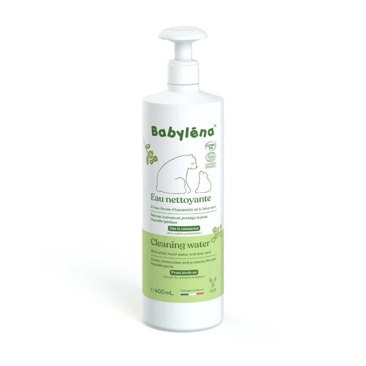 Babylena Eau Nettoyante Bio 400ml