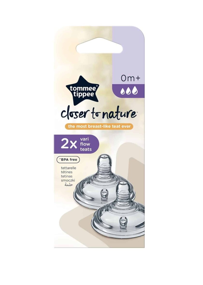 Tommee Tippee Tétine natural start 0m+ Débit variable