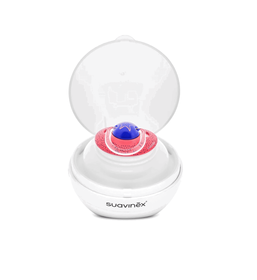 Suavinex Stérilisateur Sucettes nomade UV Duccio Blanc