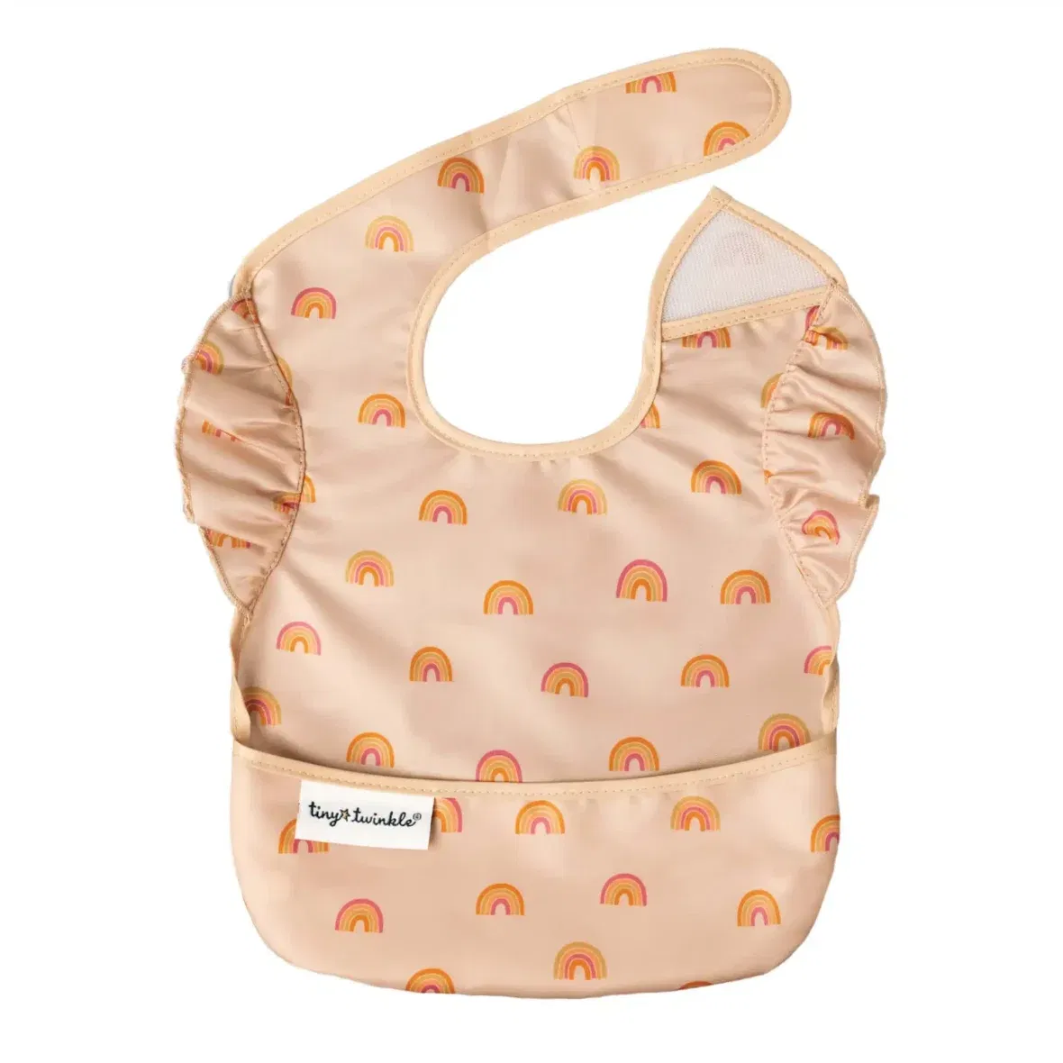 Tiny Twinkle Bavoir Easy Bib – Boho Rainbow 6m+