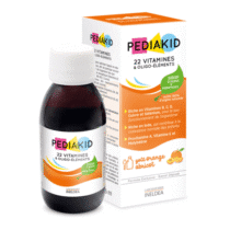 Retrouvez PEDIAKID 22 Vitamines et Oligo-éléments goût orange abricot 125ml aux meilleurs prix sur Bebemaman.ma . Livraison à domicile partout au Maroc.