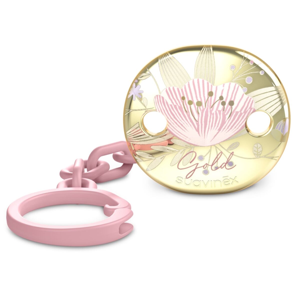 Suavinex Attache-sucette Bijou Gold Rose