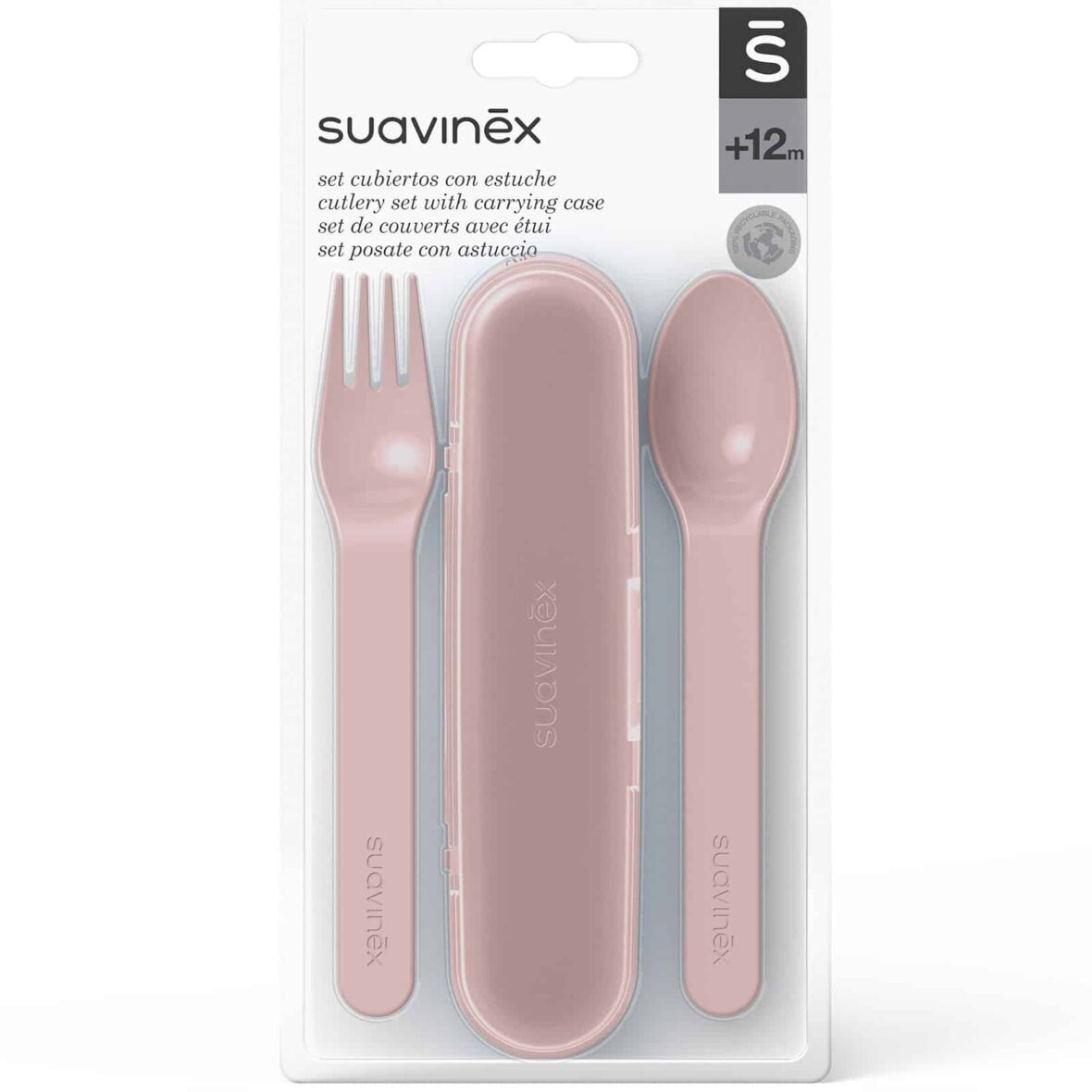 bebemaman-Suavinex-Set de 2 couverts Into the forest rose -1