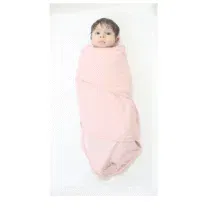 Bebemaman Couverture d’emmaillotage 0-6mois Rose