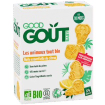 Retrouvez Good Goût Biscuits Les animaux tout Bio +10mois aux meilleurs prix sur Bebemaman.ma ! Livraison à domicile au Maroc.