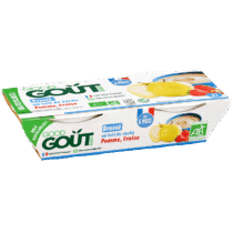 Retrouvez Good Goût Brassé au lait Pomme Fraise 2x100g – dès 8 mois aux meilleurs prix sur Bebemaman.ma ! Livraison à domicile au Maroc.