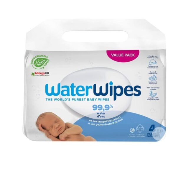 Retrouvez WaterWipes Pack Lingettes bébé 4x60 unités aux meilleurs prix sur bebemaman.ma. Livraison à domicile partout au Maroc.