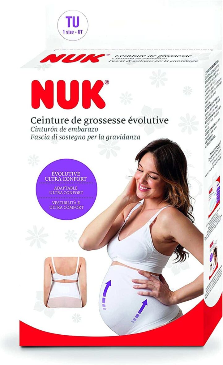 Nuk Ceinture de Grossesse évolutive Blanc