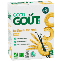 Retrouvez Good Goût Biscuits Tout Ronds Vanille 10m+ aux meilleurs prix sur Bebemaman.ma ! Livraison à domicile au Maroc. Paiement à la livraison.