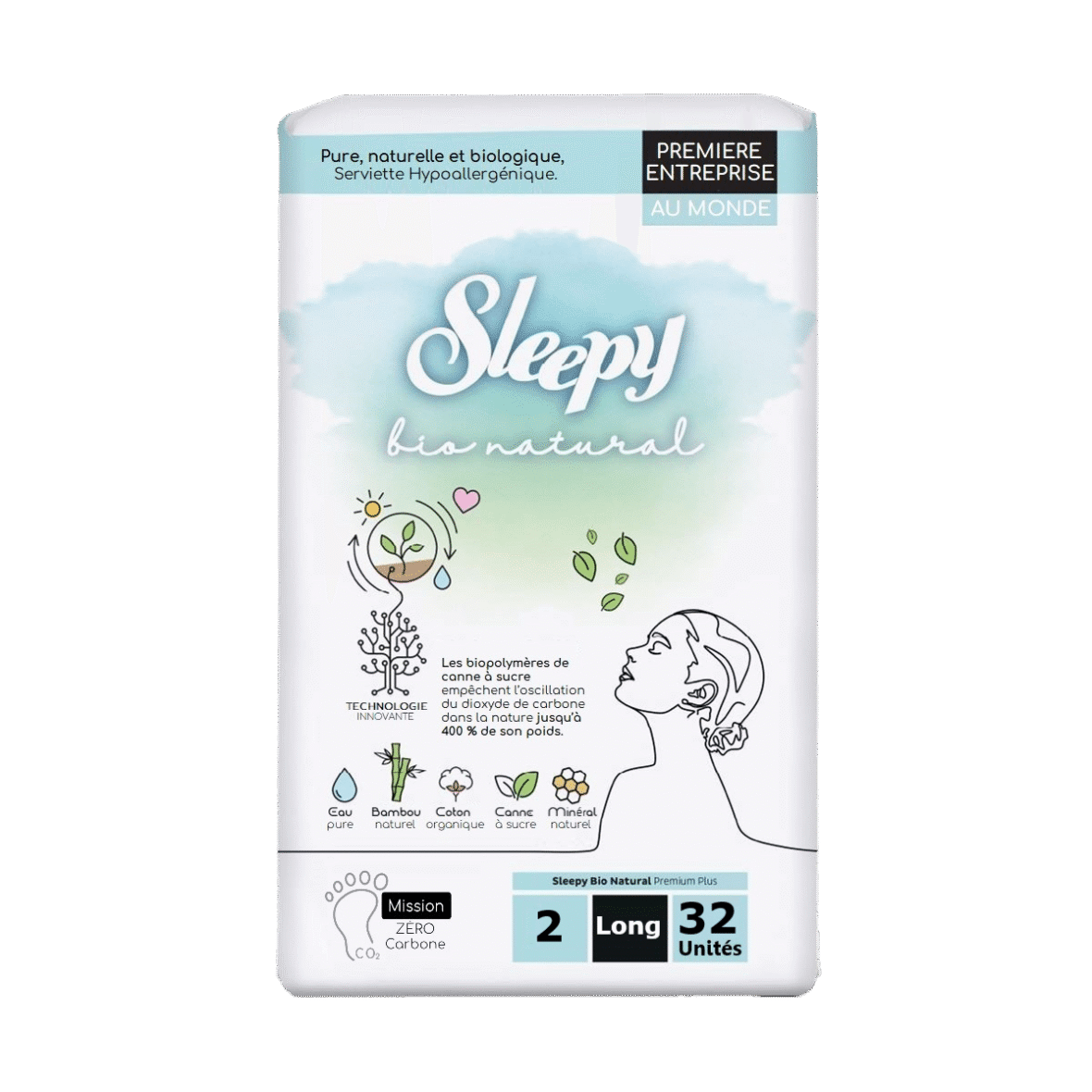 Sleepy Bio Daily protège slip long – 32u
