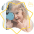Badabulle Puzzle de bain : lot de 8 stickers flottants aux couleurs et formes attrayantes pour favoriser l'éveil et offrir une expérience de jeu ludique et éducative pour les tout-petits.