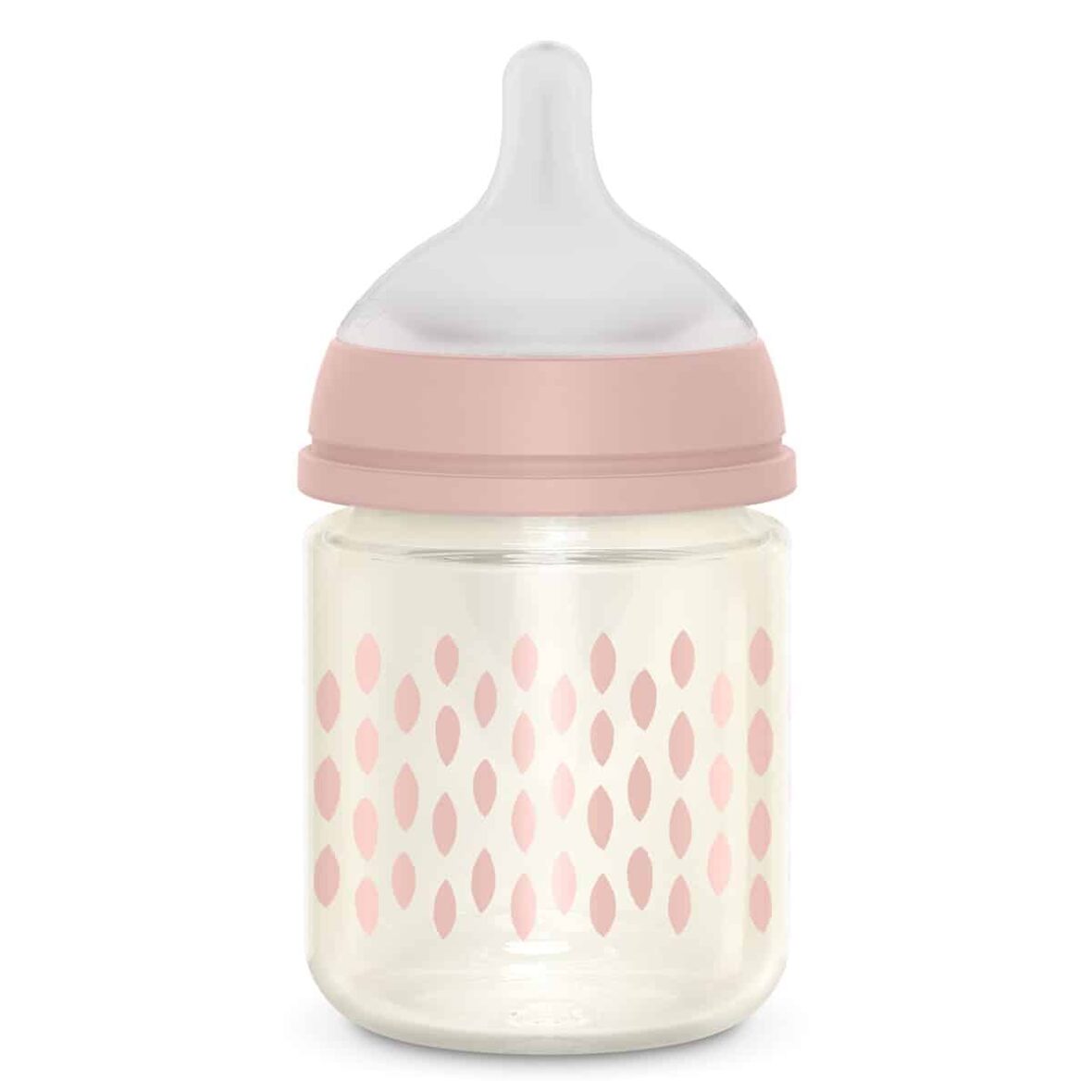 Bebemamamn-Suavinex-Biberon Verre Tétine SX Pro Bonhomia Rose – 120 ml-1