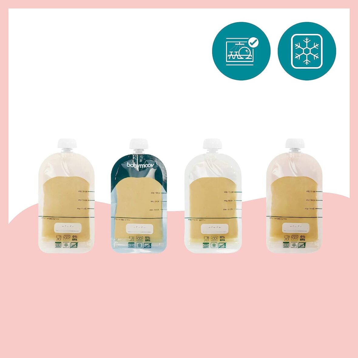 Bebemaman-BABYMOOV-Lot de 20 gourdes réutilisables Isy-3