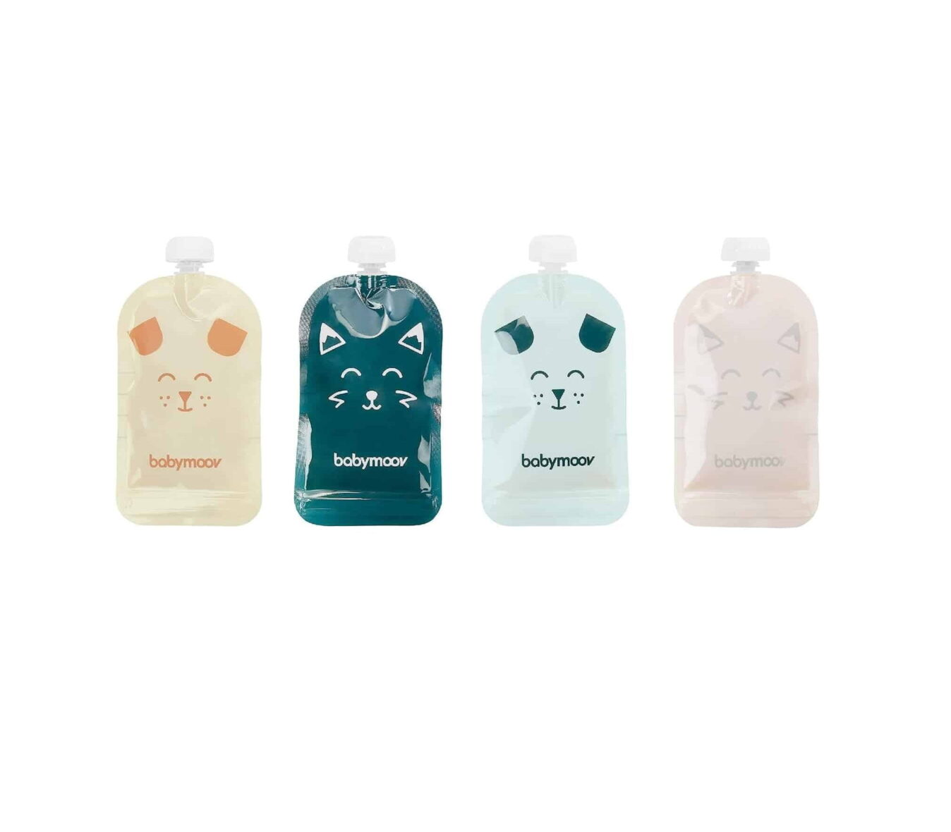 Babymoov Lot de 20 Gourdes Réutilisables ISY 150ml