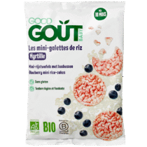 Retrouvez Good Goût Mini galettes de Riz à la Myrtille 10m+ aux meilleurs prix sur Bebemaman.ma ! Livraison à domicile au Maroc. Paiement à la livraison.