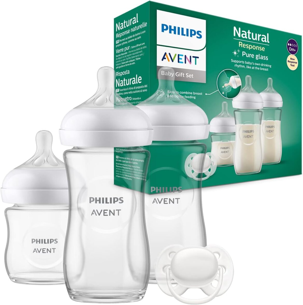 Philips Avent Kit biberon Natural Response en Verre