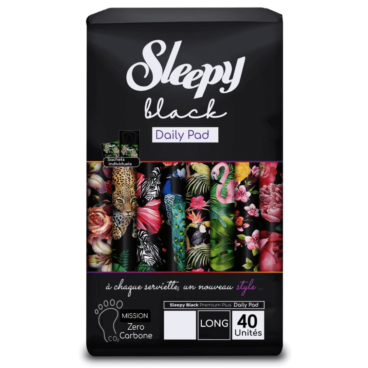 Sleepy Black Daily protège slip super Normal – 40u