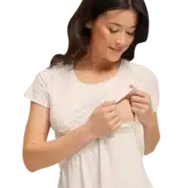 T-shirt d’allaitement Blanc prix Maroc | Bebemaman.ma
