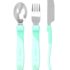 Twistshake Set de Couverts en Acier Inoxydable Vert 12m+ prix Maroc | Bebemaman.ma