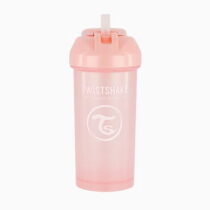 Twistshake Gourde à Paille 360ml Pearl Rose prix Maroc | Bebemaman.ma