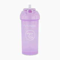 Twistshake Gourde à Paille 360ml Violet prix Maroc | Bebemaman.ma
