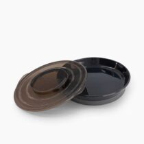 Assiette avec Couvercle - Noir prix Maroc | Bebemaman.ma