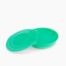 Twistshake Assiette avec Couvercle Vert prix Maroc | Bebemaman.ma
