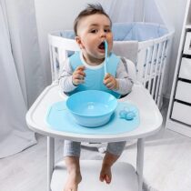 Twistshake Lot de 2 Cuillères d’apprentissage Bleu prix Maroc | Bebemaman.ma