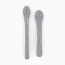 Twistshake Lot de 2 Cuillères d’apprentissage Gris prix Maroc | Bebemaman.ma
