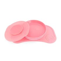 Twistshake Plateau Click-mat Mini & Assiette Rose prix Maroc | Bebemaman.ma