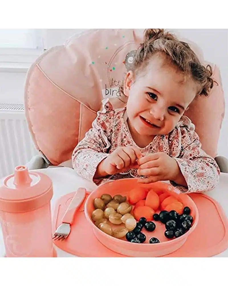 Twistshake Click-Mat Mini + Platte | Anti-Rutsch-Geschirrset Für