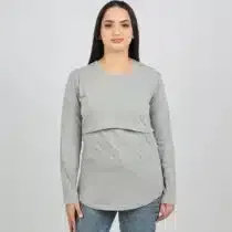 Retrouvez Pull d'allaitement Manches Longues gris aux meilleurs prix sur Bebemaman.ma . Livraison à domicile partout au Maroc. Paiement à la livraison.
