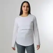 Retrouvez Pull d'allaitement Manches Longues Blanc aux meilleurs prix sur Bebemaman.ma . Livraison à domicile partout au Maroc. Paiement à la livraison.