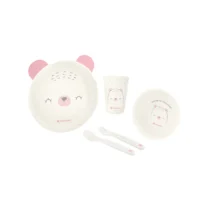 Retrouvez Kikkaboo Set repas 5 pièces Bear Rose aux meilleurs prix sur Bebemaman.ma . Livraison à domicile partout au Maroc. Paiement à la livraison.