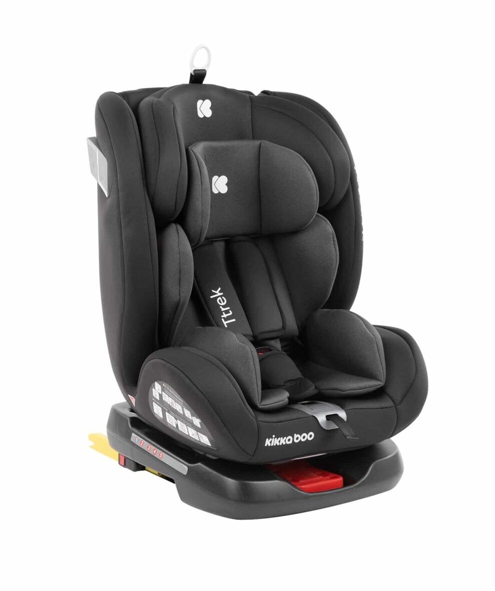 Kikkaboo Siège auto 0-1-2-3 (0-36 kg) Ttrek ISOFIX – Noir