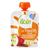 Retrouvez Good Goût Gourde Le petit Déj Pomme - dès 6 mois aux meilleurs prix sur Bebemaman.ma ! Livraison à domicile au Maroc. Paiement à la livraison.