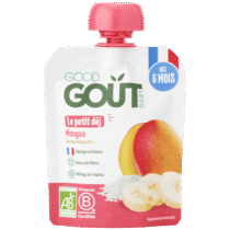 Retrouvez Good Goût Gourde Le petit Déj Mangue - dès 6 mois aux meilleurs prix sur Bebemaman.ma ! Livraison à domicile au Maroc. Paiement à la livraison.