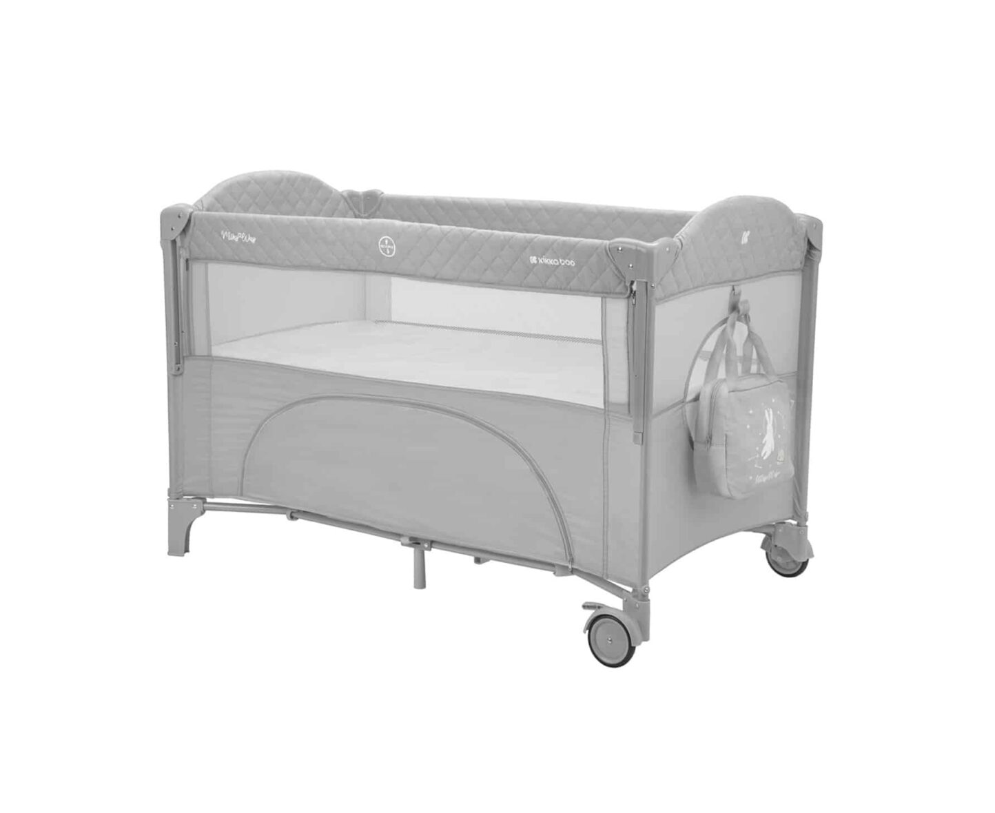 Kikkaboo Lit parapluie Cododo Milky Way Gris 2 Niveaux + Sac Offert