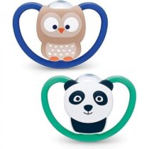 Retrouvez NUK Space 2 Sucettes Silicone 18-36 Mois Hibou/Panda aux meilleurs prix sur Bebemaman.ma . Livraison à domicile partout au Maroc. Paiement à la livraison.