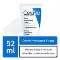 CeraVe Crème Visage Peau Normale à Sèche | 52ml prix Maroc | Bebemaman.ma