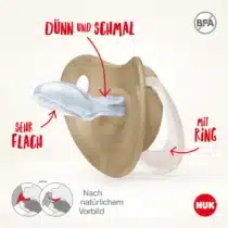 Nuk Sucette en silicone 0 à 6 mois - Mikey prix Maroc | Bebemaman.ma