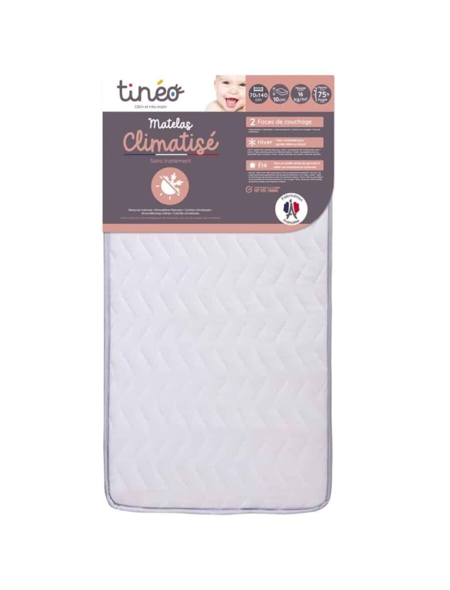 Tinéo Matelas climatisé 70x140x10cm