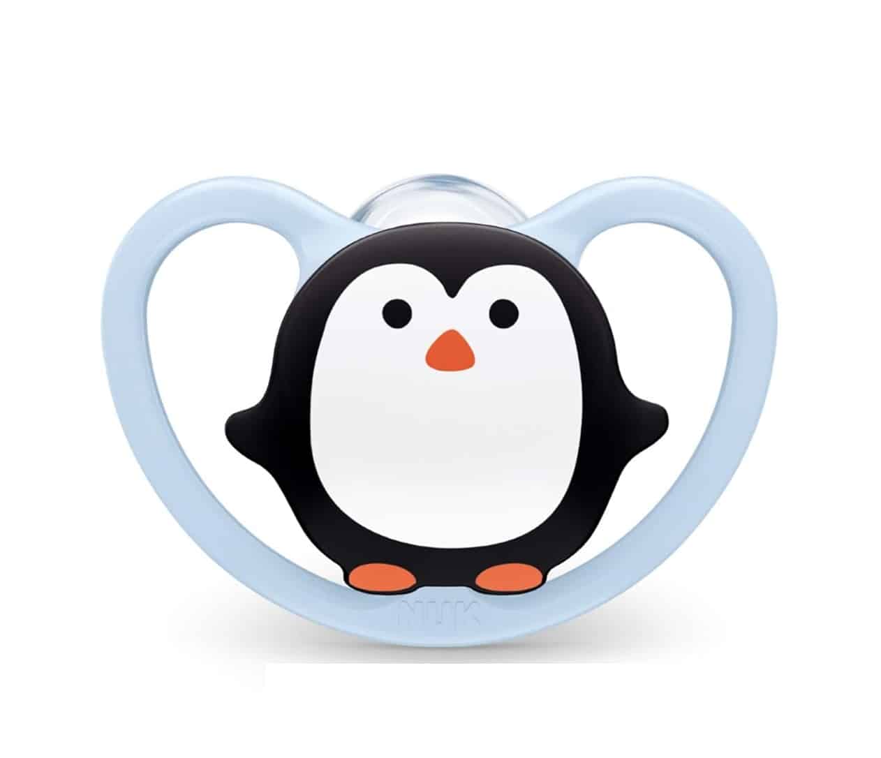 Nuk Sucette Space Silicone Pingouin 6-18mois