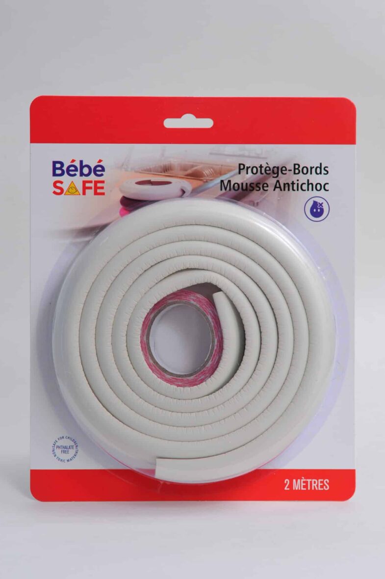 Bebe Safe Protège Bord Mousse Blanc 2m