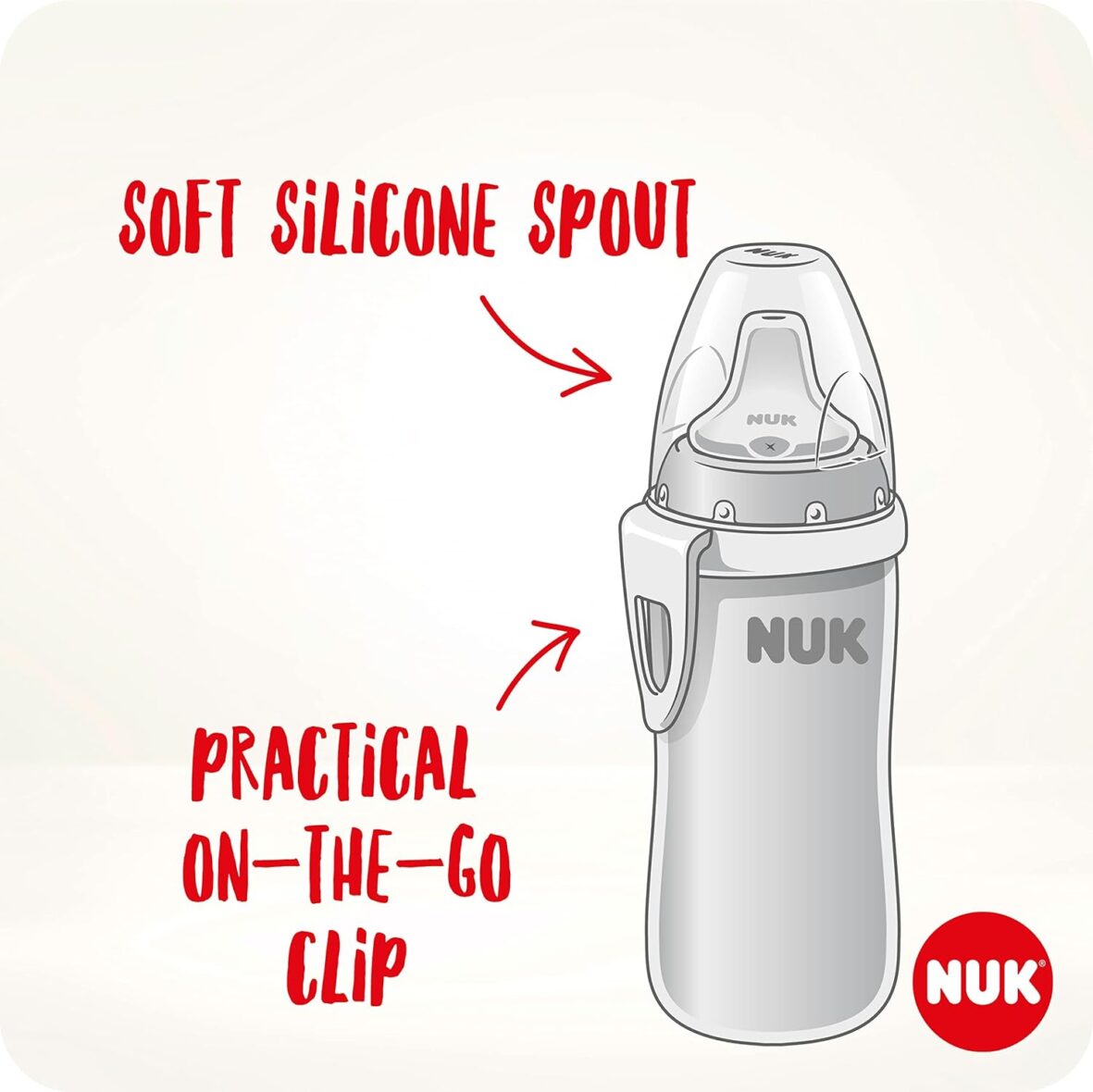 Bebemaman-Nuk Active cup embout silicone 300 ml 2