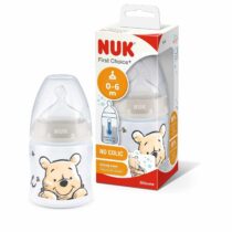 Retrouvez Nuk Biberon first choice+ Température control 150ml 0-6mois Winnie Blanc aux meilleurs prix sur Bebemaman.ma . Livraison à domicile partout au Maroc.