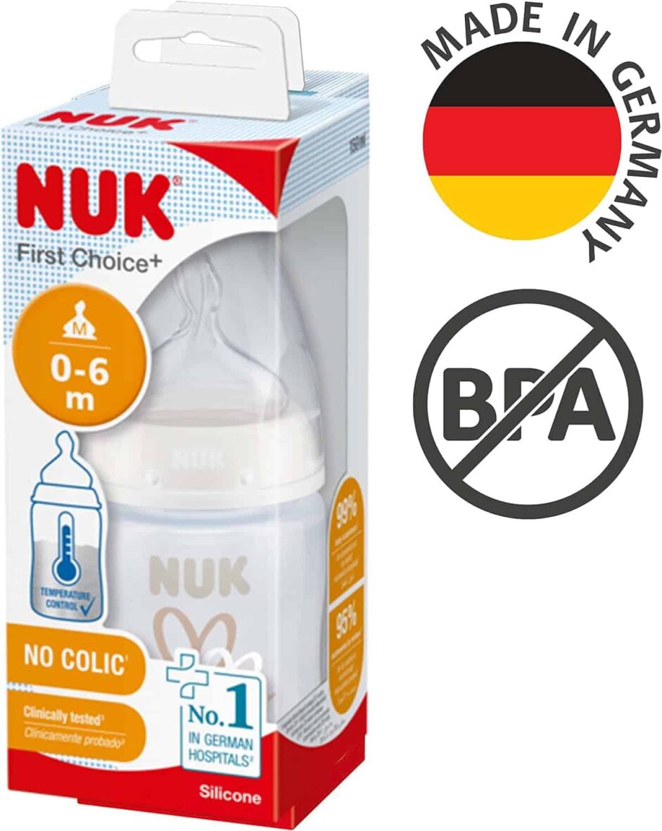 Bebemaman-Nuk Biberon first choice+ Température control 150ml 4