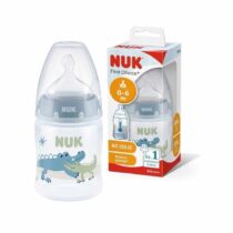Retrouvez Nuk Biberon first choice+ Température control 150ml 0-6mois Crocodiles aux meilleurs prix sur Bebemaman.ma . Livraison à domicile partout au Maroc.
