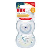 Retrouvez Nuk Sucette Silicone Star Day & Night 0-6 mois Koala/Etoiles Bleu aux meilleurs prix sur Bebemaman.ma . Livraison à domicile partout au Maroc.